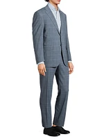 Siena Plaid Wool Single-Breasted Suit