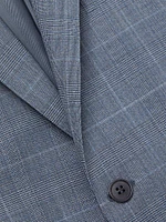 Siena Plaid Wool Single-Breasted Suit