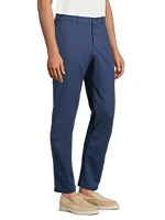 Stretch Flat-Front Trousers