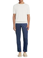 Stretch Flat-Front Trousers