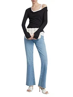 Laurel High-Rise Boot-Cut Jeans