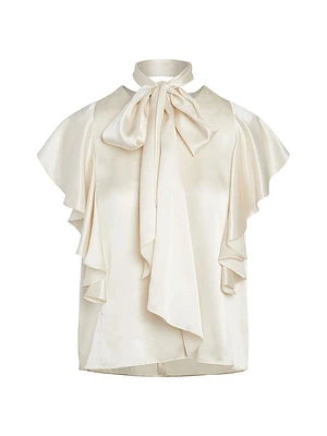 Scarlett Ruffle Silk Top