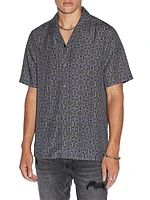 Plus Print Short-Sleeve Shirt