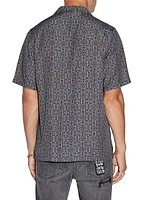 Plus Print Short-Sleeve Shirt