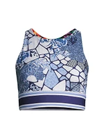 Wild Bloom Floral Reversible Sports Bra