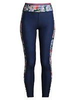 Elsa Floral High-Waist Leggings