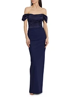 Unify Ra Off-The-Shoulder Gown