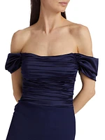 Unify Ra Off-The-Shoulder Gown