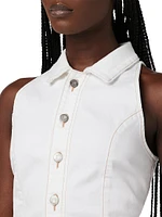 Halter Twill Vest