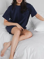 Silk Oversized T-Shirt