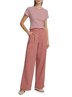 Merano High-Rise Wide-Leg Pants