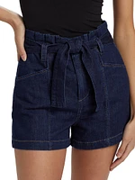 Anessa Belted Denim Shorts