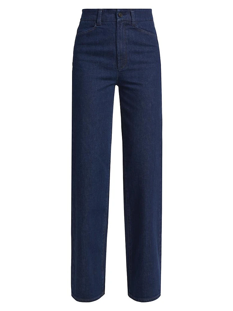 Sasha High-Rise Straight-Leg Jeans