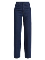 Sasha High-Rise Straight-Leg Jeans