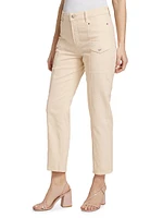 Alexis Stretch-Cotton Crop Pants