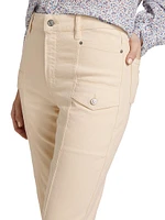 Alexis Stretch-Cotton Crop Pants