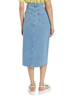 Angela Denim Midi-Skirt