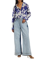 Abstraction Embrace Wide-Leg Jeans