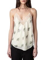 Christy Floral Sequined Camisole