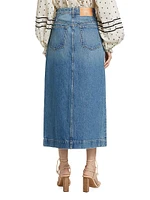 Bea Denim Midi-Pencil-Skirt