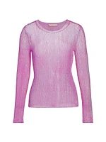 Diana Rib-Knit Long-Sleeve Top