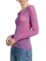 Diana Rib-Knit Long-Sleeve Top