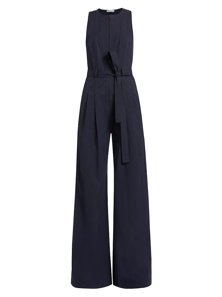 Marin Cotton Wide-Leg Jumpsuit