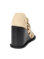 Campo 90MM Brushed Suede Wedge Sandals