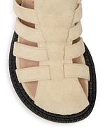 Campo 90MM Brushed Suede Wedge Sandals