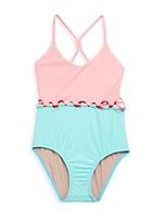 Little Girl's & Cammy Loop One-Piece Swimsuit