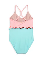 Little Girl's & Cammy Loop One-Piece Swimsuit