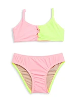 Little Girl's & Cammy Loop Bikini Set