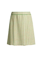 Tweed A-Line Miniskirt