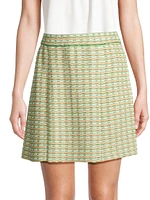 Tweed A-Line Miniskirt