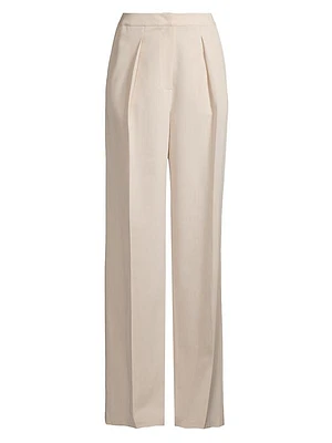 Wide-Leg Tailored Pants