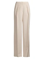 Wide-Leg Tailored Pants