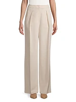 Wide-Leg Tailored Pants