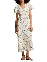 Nime Floral Silk Cocktail Dress