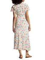 Nime Floral Silk Cocktail Dress