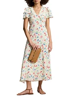 Nime Floral Silk Cocktail Dress