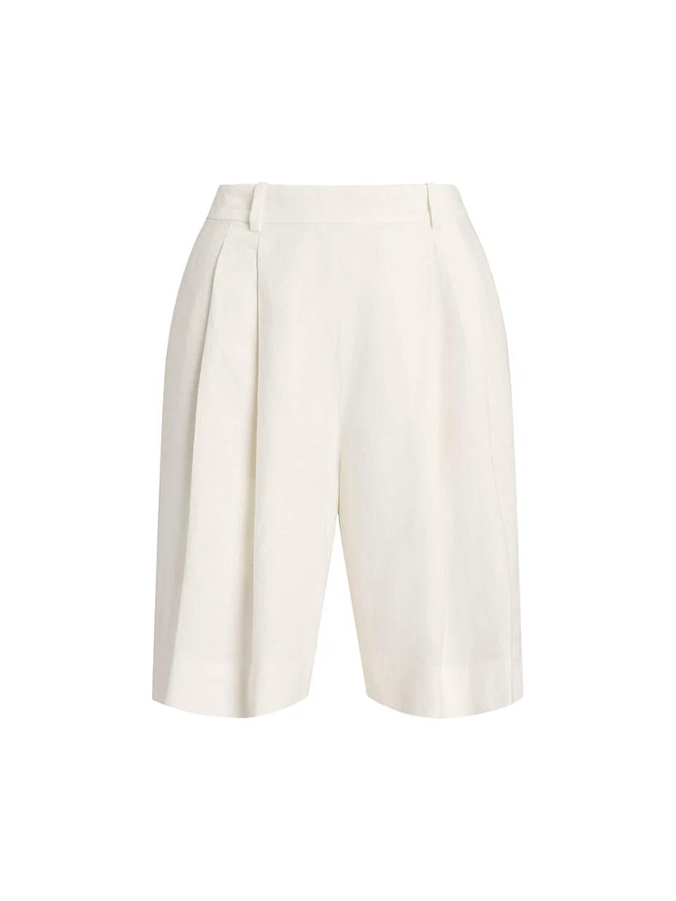 Linen Tailored Shorts