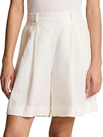 Linen Tailored Shorts