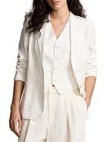 Linen Patch Pocket Blazer