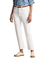 Crop High-Rise Relaxed Straight Jeans