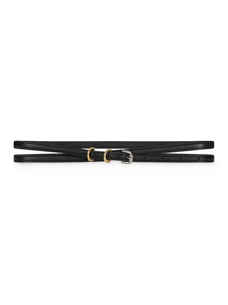 Voyou Double Wrap Belt Leather