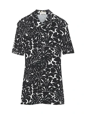 Shirt Dress Palm Jersey