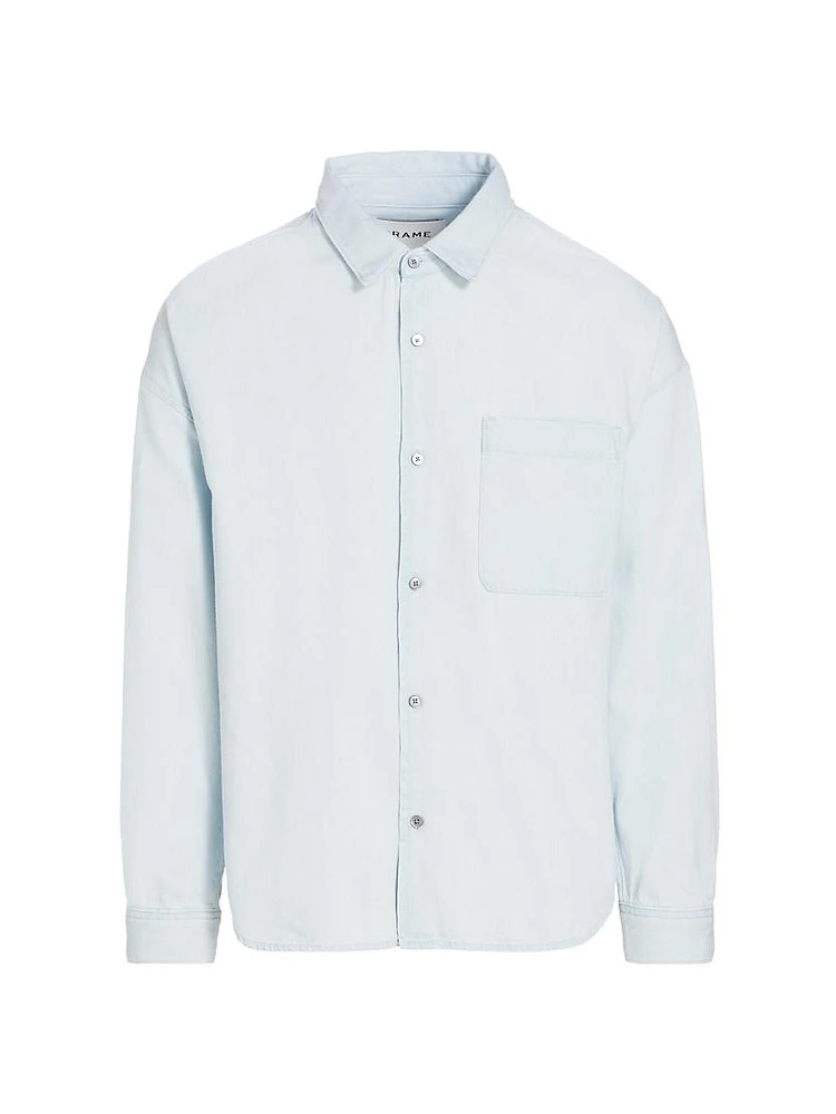 Denim Relaxed-Fit Shirt