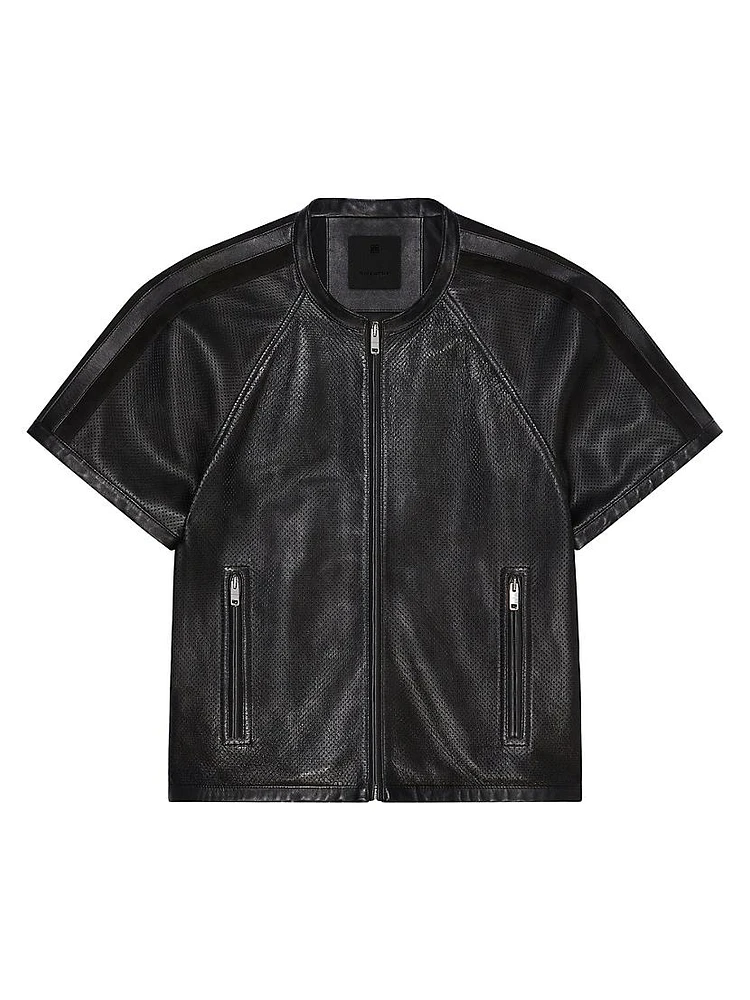 Jacket Perforated Leather