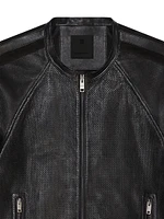 Jacket Perforated Leather