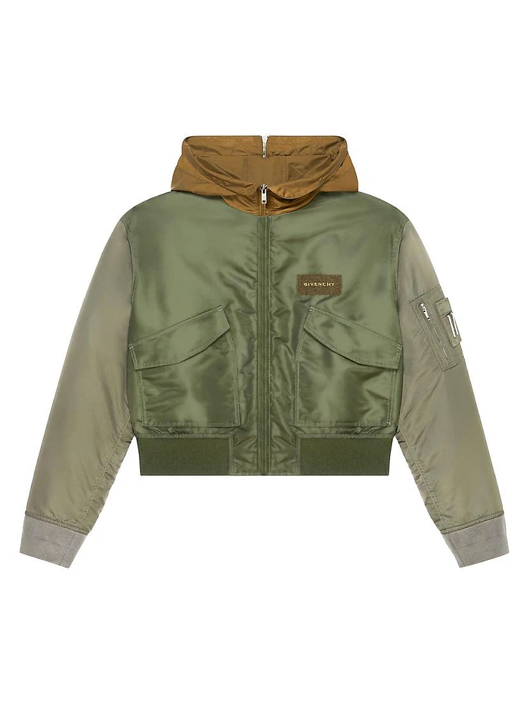 Hooded Bomber Jacket